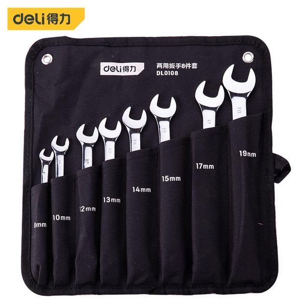 

hand tools deli ratchet spanner combination wrench set of keys skate tool ring flexible repair