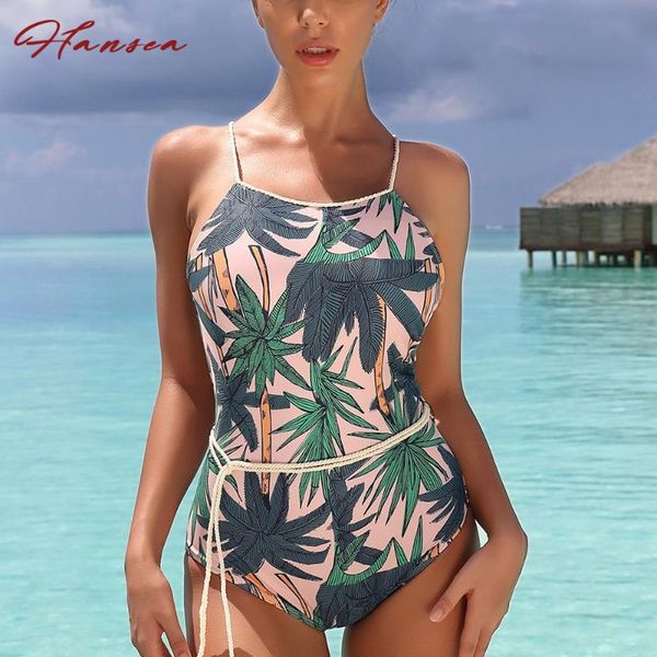 

retro sling bikini women one piece leopard print swimsuit vintage bohemia bathing suit monokini rainforest swimwear one-piece suits