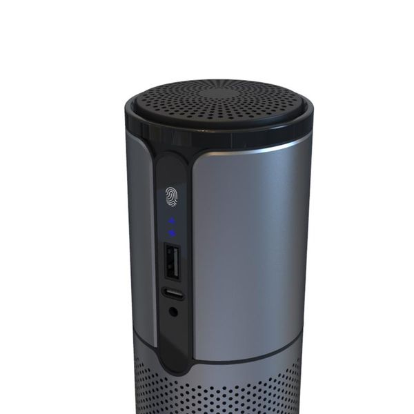

mini hepa air purifier cleaner for car & home quality monitoring, smoke dust remover eliminates smoke, pollen, pet hair freshener