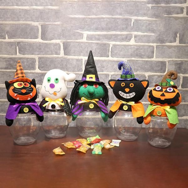 

gift wrap ghost witch halloween spoof black cat candy box cartoon pumpkin jar child kids gifts supplies