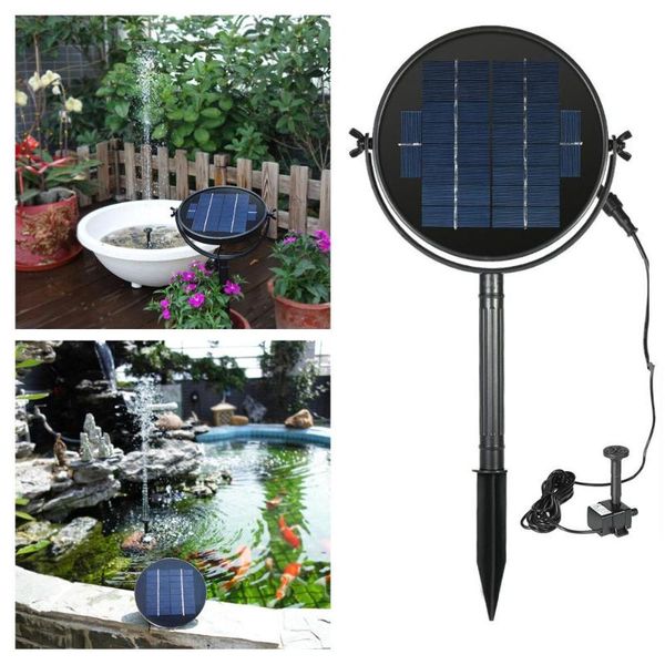 

submersible brushless solar fountain water pump kit landscape pool garden decorations