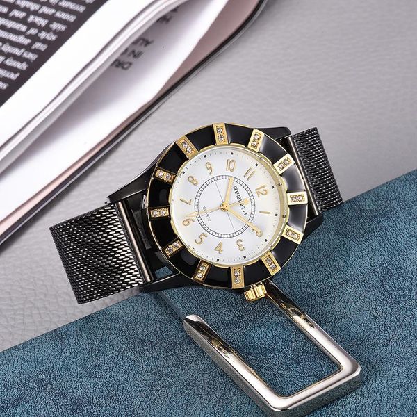 

wristwatches ladies luxury wristwatch fashion waterproof sport travel watch casual wrist for women quartz watches, Slivery;brown
