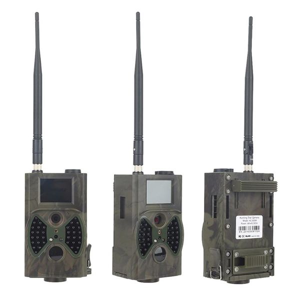 

mini cameras hc300m outdoor 2.0" led screen trial camera with antenna 2 g mobile phone connected remote control scouting video