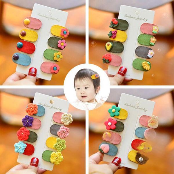 

hair accessories 1-4pcs baby bow clips girl hairpins children flower barrette kids candy color winter fur infant hairgrips, Slivery;white