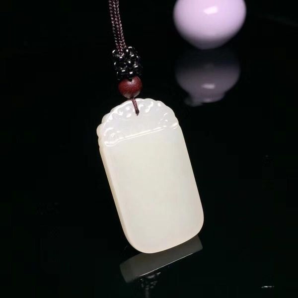 

lockets exquisite hetian jade pendant h7#, Silver