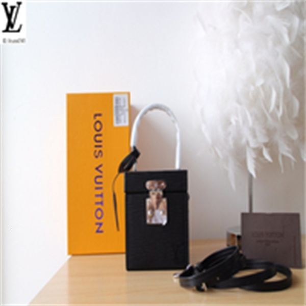 

brand designer luxury m52466 square cosmetic bag black women handbags iconic bags handles shoulder bags totes cross body bag clutches ev, Red;black