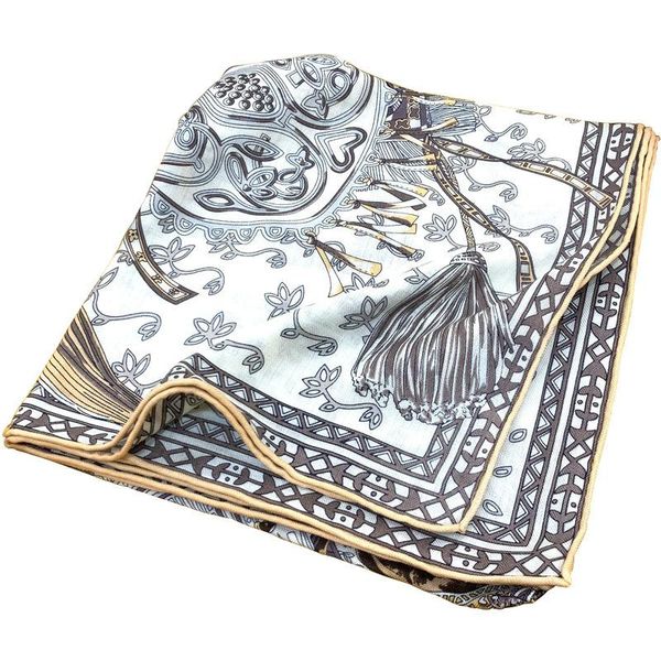 

warm shawl gorgeous flying carpet print 70% cashmere + 30% silk scarf clothing accessories muffler acc passion by hand ksr2 scarves, Blue;gray