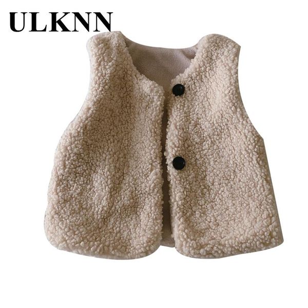

winter vest for kids fur children jacket sleeveless baby toddler coat warm girl boy thick soft clothes cotton solid color waistcoat, Camo