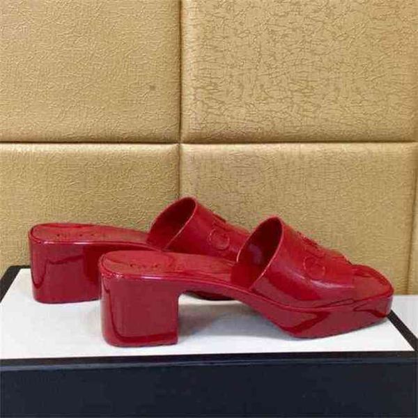 

luxury italy designer brand slippers super great quality with full package for women gift present lady birthday wedding sandals shoes heels, Black