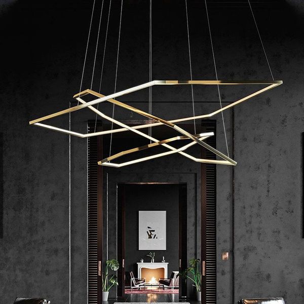 

chandeliers vintage iron diamond pendant lamp luminaire suspendu design ventilador de techo avizeler living room decoration