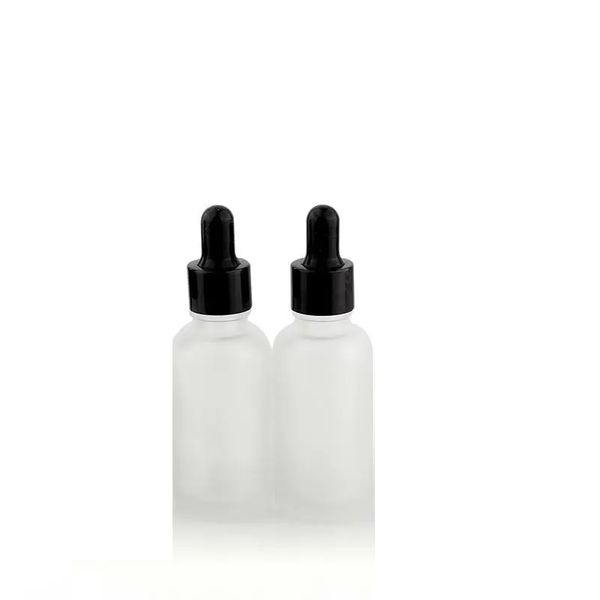 

5ml 10ml 15ml 30ml 50ml 100ml frost glass dropper bottle empty cosmetic packaging container vials essential oil