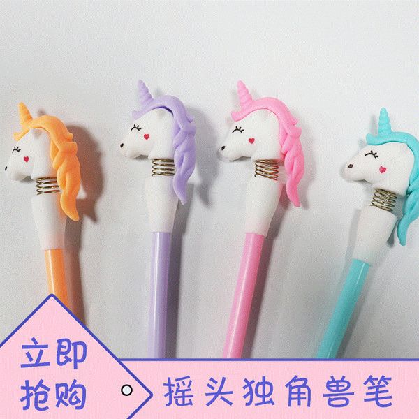 

pen creative neutral cute cartoon doll unicorn spring decompression neutral