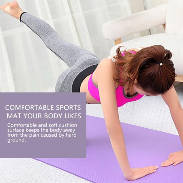 

non slip bottom yoga mats eva mat carpet for women exercise nitrile butadiene rubber pad fitness 183 x 81