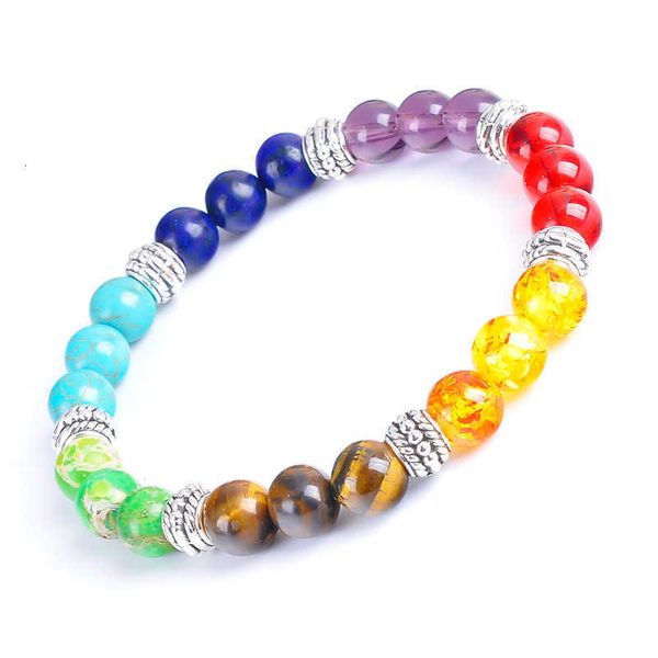 

natural stone emperor green gold colorful energy yoga bracelet, Golden;silver