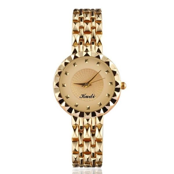 

wristwatches fashion luxury analog quartz watches for women stylish waterproof ladies wristwatch gold alloy bracelet watch, Slivery;brown