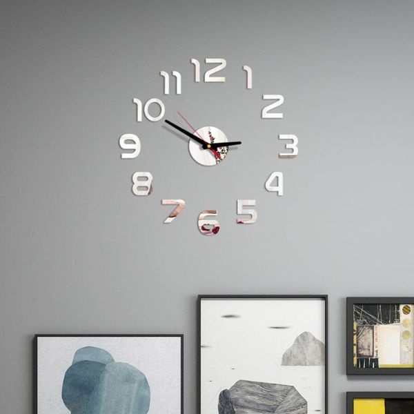 

acrylic wall stickers clock art home & living decoration roman numeral clocks