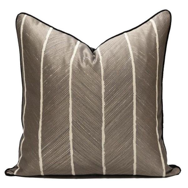 

cushion/decorative pillow modern dark gold cushion cover 30x50 funda cojin decorative chaise couch throw case 45cm pillowcase