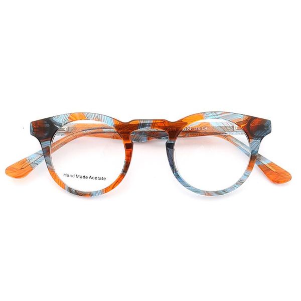 

fashion sunglasses frames women small round tortoise eyeglass frame men retro vintage light acetate glasses full rim pattern rx eyeglasses, Black