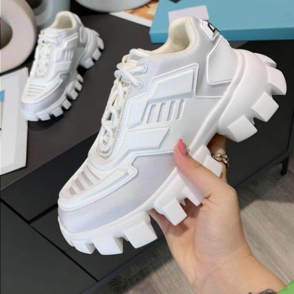 

prad mens sole designer thunder knit box luxury designe 3d sneaker with rubber cloudbust light trainers oversize sneakers saaqe myrt