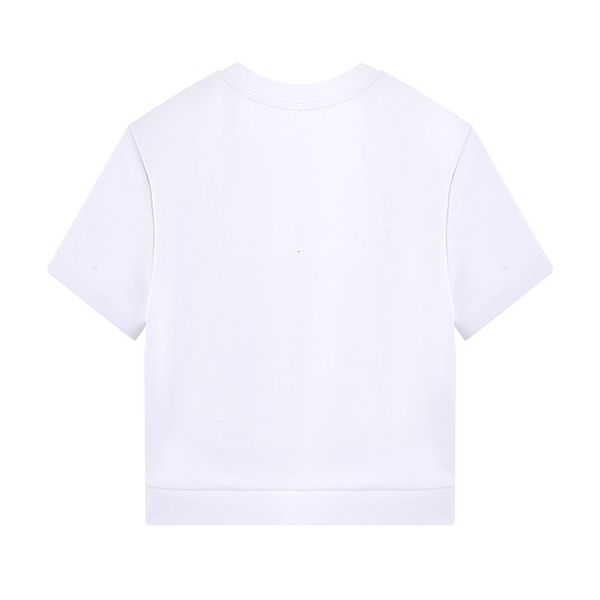 

t shirt patchwork diamond for women o neck short sleeve casual t shirt female fashion clothing summer tide, White