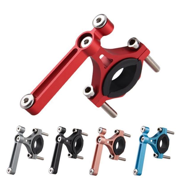 

durable bicycle water bottle holder adapter aluminum alloy handlebar cup rack bracket clip clamp cycling accessories bottles & cages