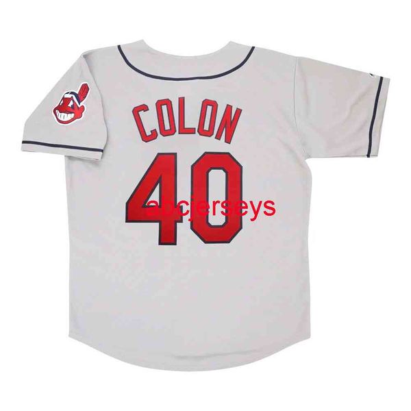 

stitched custom bartolo colon grey road jersey w/ team patch add name number baseball jersey, Black