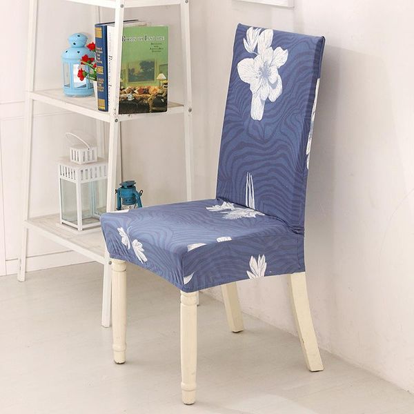 

removable chair cover printed for kitchen el birthday party anti-dirty wedding banquet stretch seat covers