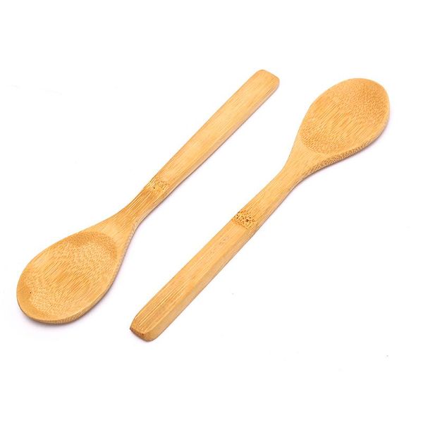 

spoons 1pcs kitchen cooking teaspoons condiment utensil avoid burns bamboo soup spoon 16*3cm