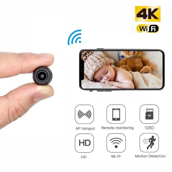 

1080p mini wifi usb camera real-time surveillance ip ai human detection loop recording support hidden 128g cameras
