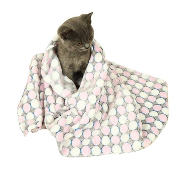 

blankets flannel pet blanket cat mats print warm winter soft dog mat cover for puppy supplies accessory
