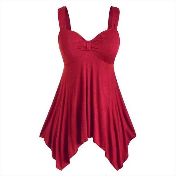 

v neck high waist women tank solid color sleeveless loose casual the shoulder basic t shirt ladies tees y2k, White