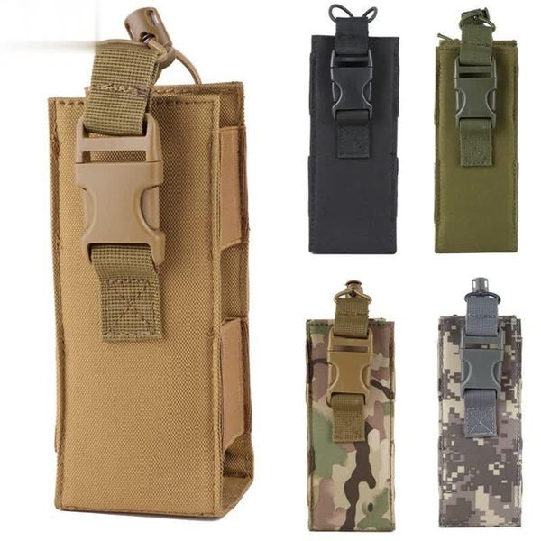 Bolsas ao ar livre 600D Nylon Tactical Molle Water Bottle Bag Case Militar Coloque Esportes de Viagem