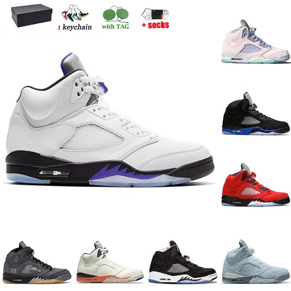 

jumpman concord mens 5s basketball shoes easter raging bull bluebird shattered backboard racer blue oreo sail black muslin mens women sneake
