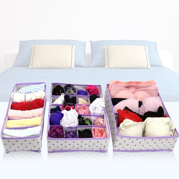 

storage drawers foldable home box multisize bra underwear organizer nonwoven wardrobe drawer closet for scarves sock container