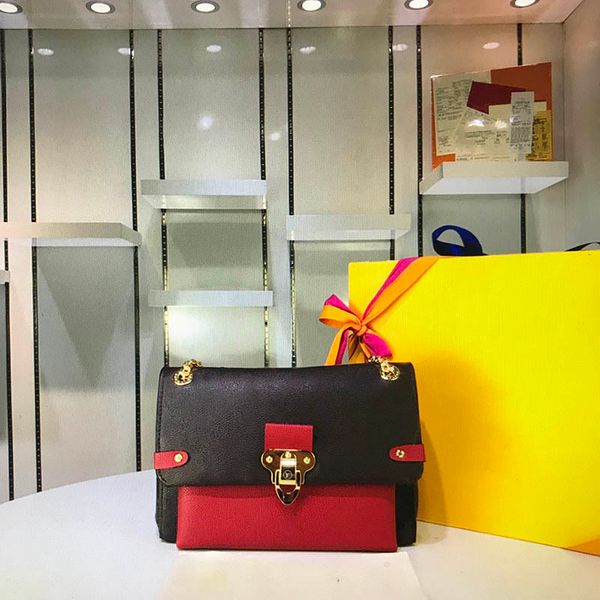 

luxury designer bag fashion shoulder bag classic metal buckle mono handbag leather lady messenger wallet
