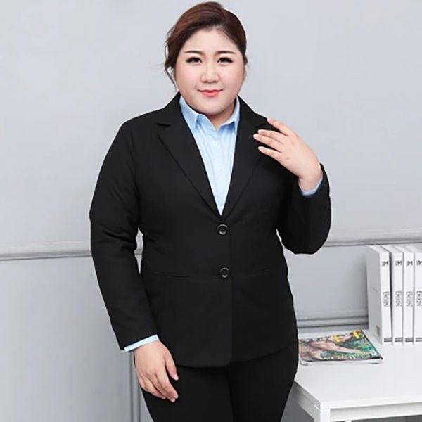 Kadınlar Suits Blazers 2021 Sonbahar ve Kış artı boyutu Kadın Moda Harajuku Vintage Black Blazer Feminino Chaquetas Mujer Ladies Co