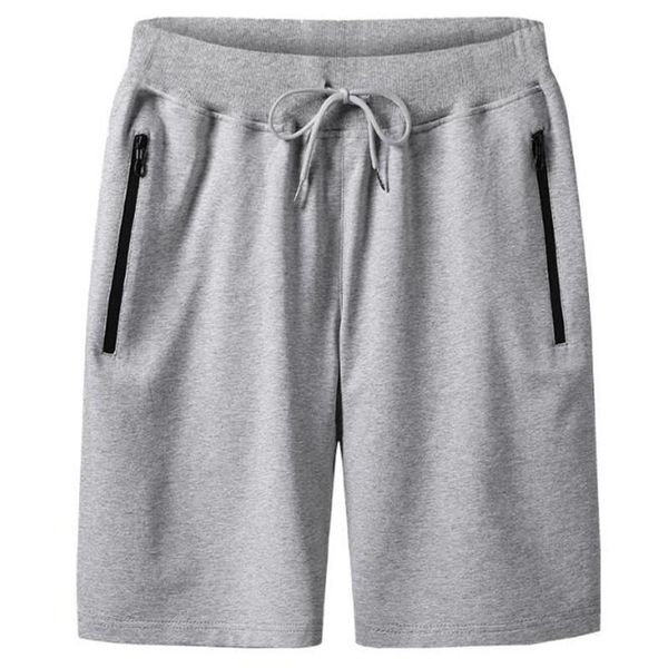 

summer men shorts fashion men's pure cotton loose streetwear fitness, White;black