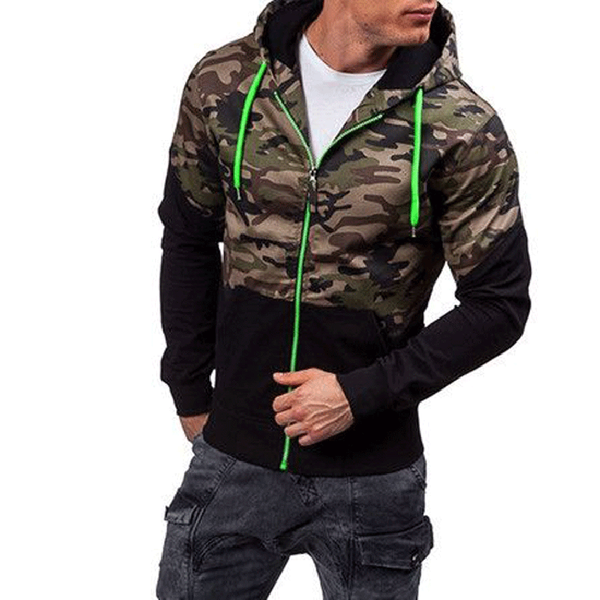 

men's hoodies & sweatshirts hooded sweatshirt brand camouflage coats 2021 male camo hoody autumn winter military hoodie mens clothing, Black