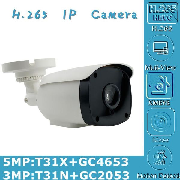 

cameras 3/5mp ip camera 6 array leds infrared t31n+gc2053 2304*1296 t31x+gc4653 2592*1904 onvif motion detection irc raidator