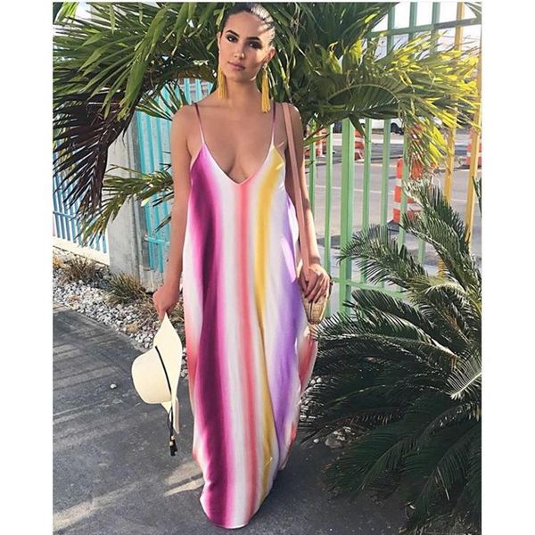 

halter strawberry evening dress women summer casual party vintage bodycon long dresses plus size clothes boho, Black;gray