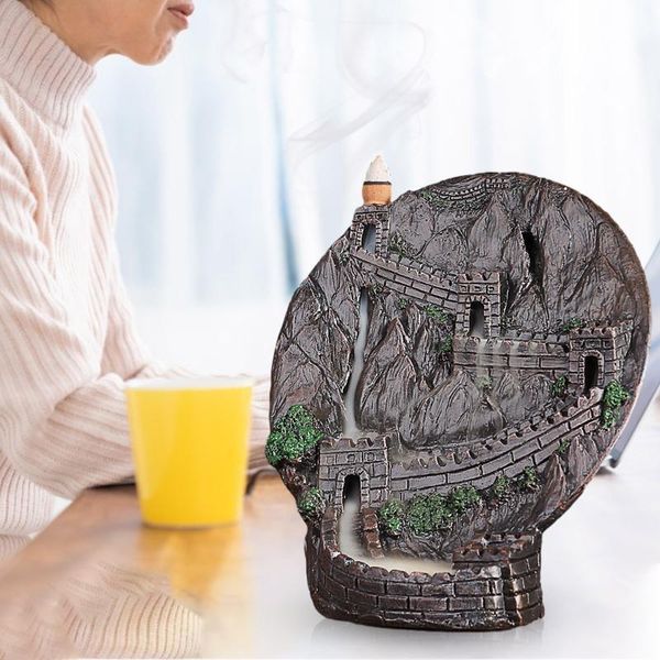 

backflow incense cone burner novel holder reflux has rich aroma fragrance lamps