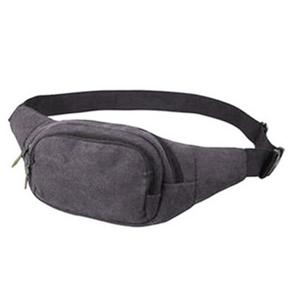 

capacity canvas waist packs belt bag portable men and women bags outdoor