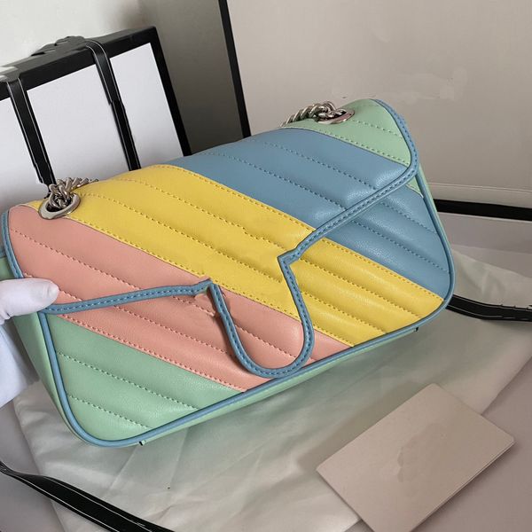 

designers handbag luxurys bag handbags ladies chain shoulder patent leather diamond evening bags cross body totes m443497