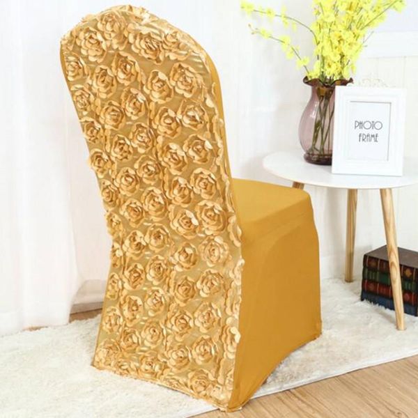 

chair covers 100pcs lycra stretch rosette spandex rose flower wedding for el event party banquet decoration