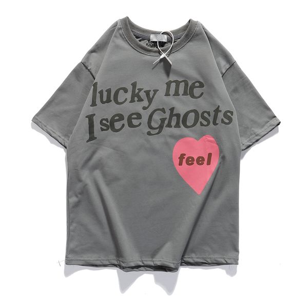 

men's t-shirts kanye west children's t-shirt, view ghost sweatshirt, fashion, hip hop, 2021, White;black