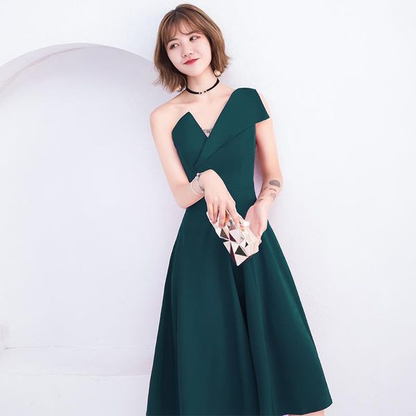 

ethnic clothing drak green short chinese oriental party wedding female cheongsam bridesmaid evening dress elegant celebrity banquet dresses, Red