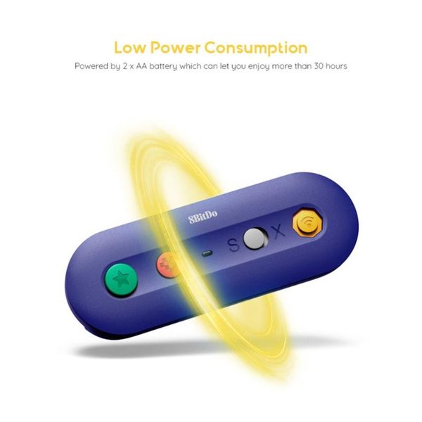 

game controllers & joysticks gbros bluetooth wireless adapter for nes snes wii mini classic edition gamepad switch