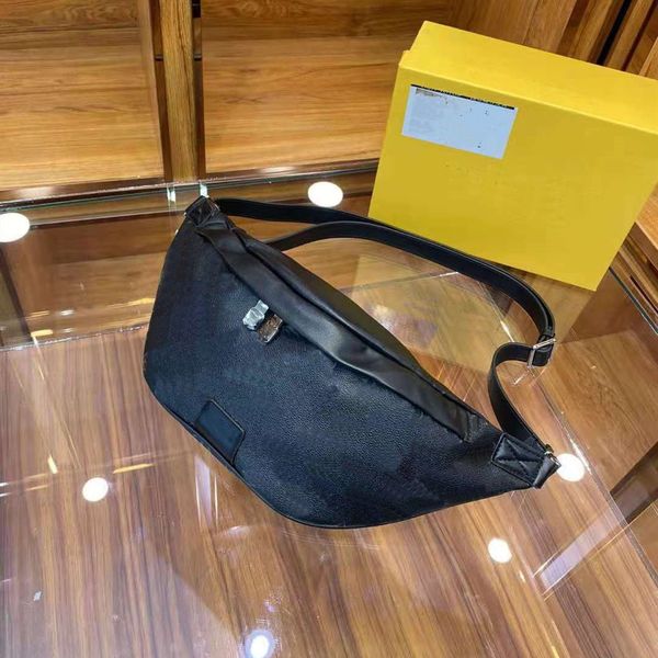 

couple designer's black flower waist bag