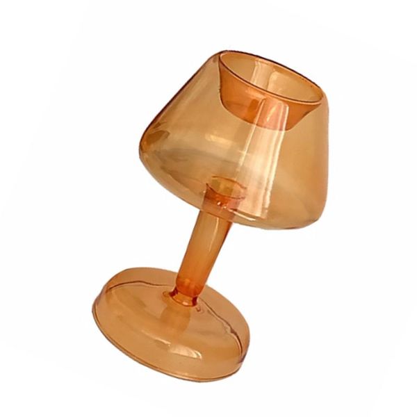 

1pc retro canlde holder decorative candlestick ornament for home (random color)