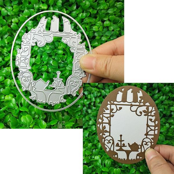 

painting supplies metal cutting die suitable for christmas diy scrapbook 3d greeting card making creative teapot table 2021